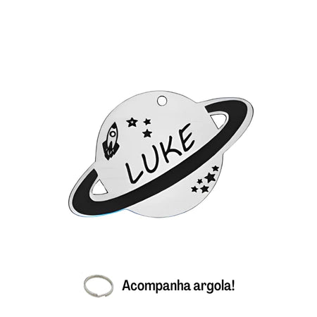 Plaquinha de Identificação Pet Pingente Cachorro Gato Personalizado