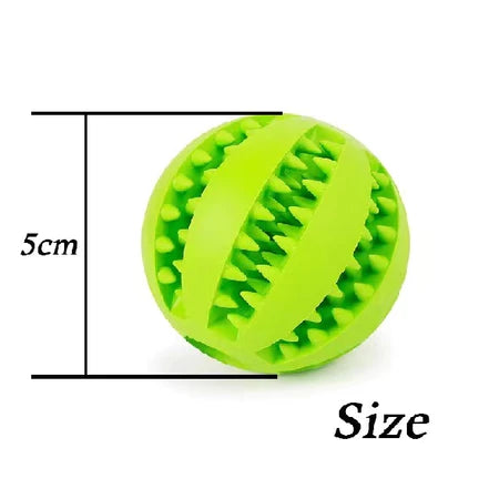 Pet Mordedor Bola Multifuncional Escova Mordedor Porta Petisco Pet Ball Boa Qualidade