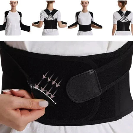 Corretor Postura Colete Cervical Cinta Alinha Coluna Unissex