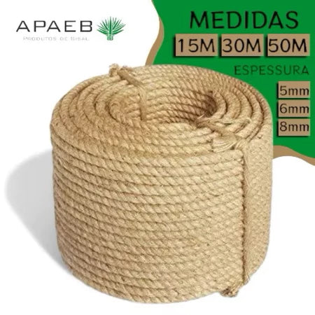 6mm Artesanato Arranhador de gato Cabo Grosso