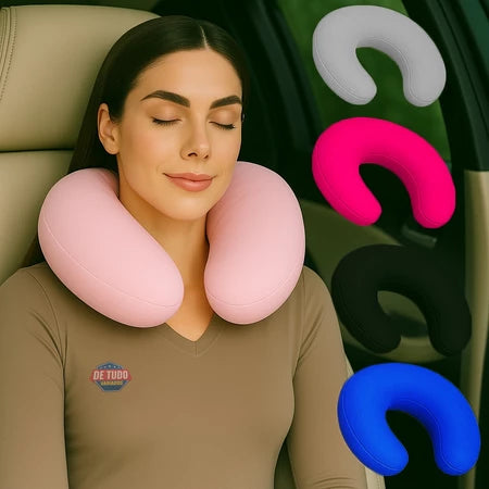 Almofada De Pescoço travesseiro De Viagem confortável e macio