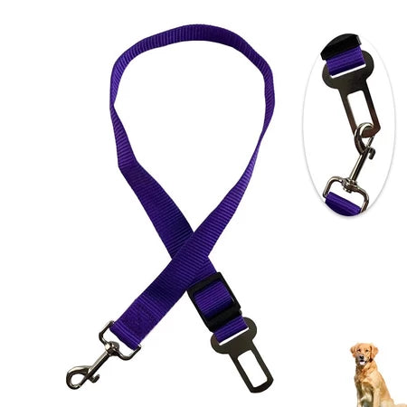 Cinto de segurança pet universal compatível com todos os modelos de veículos para cães e gatos viagem