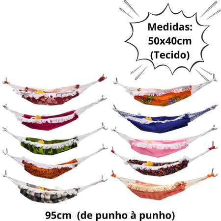 Rede de Descanso Dormir Para Pets Gatos e Cachorros Cama de Gato Tamanho Pequeno