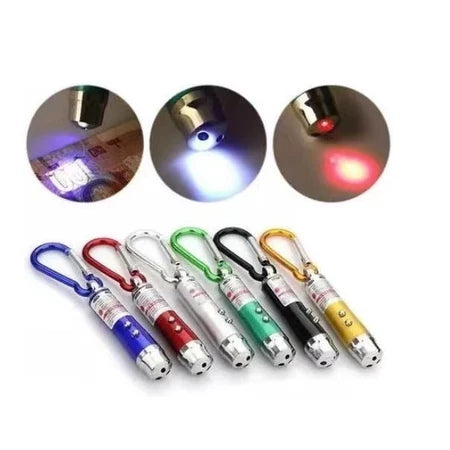 Caneta laser vermelho Alta qualidade 3 em 1 1mv 49 pés laser mini lanterna led feixe de luz ponteiro