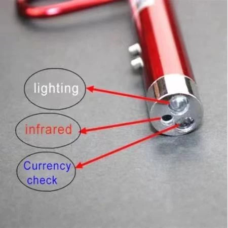 Caneta laser vermelho Alta qualidade 3 em 1 1mv 49 pés laser mini lanterna led feixe de luz ponteiro