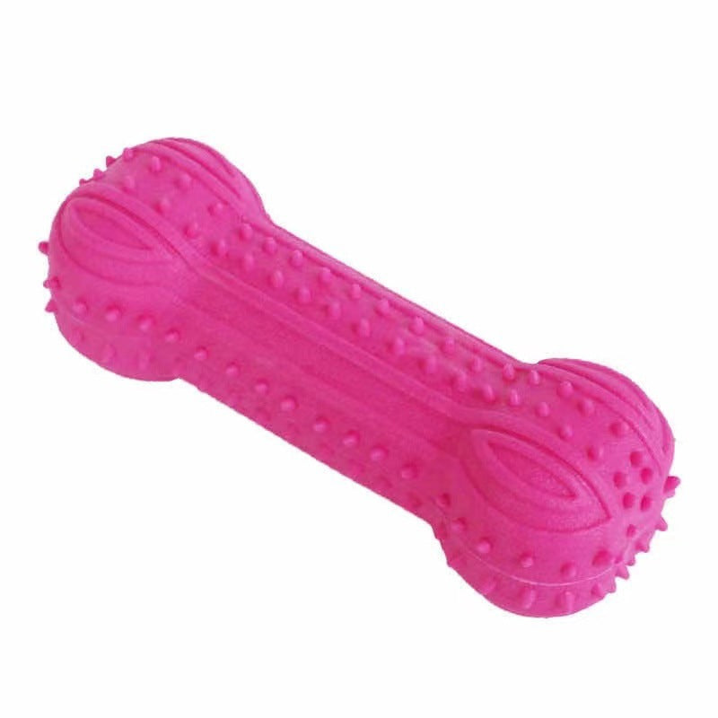 Wholesale Dog Squeaky Toys - Long Whistle Barbell-shaped Chew-resistant Teeth-Grinding Training Toys for Teddy & Puppies