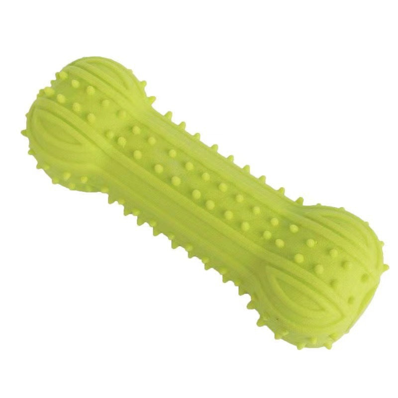 Wholesale Dog Squeaky Toys - Long Whistle Barbell-shaped Chew-resistant Teeth-Grinding Training Toys for Teddy & Puppies