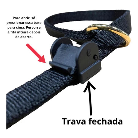 Guia Coleira Unificada Adestramento De Cães Educativa Passeio Educativa 4 Tamanhos Reforçada Barato Promoção Resistente