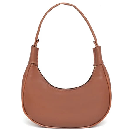 Bolsa Feminina Meia Lua Branca Pequena skybag Estilosa