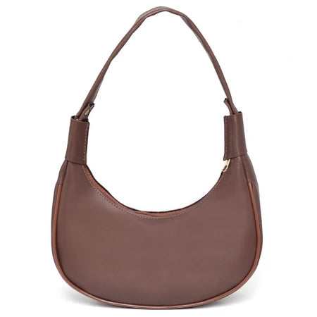 Bolsa Feminina Meia Lua Branca Pequena skybag Estilosa