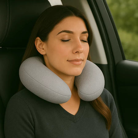 Almofada De Pescoço travesseiro De Viagem confortável e macio