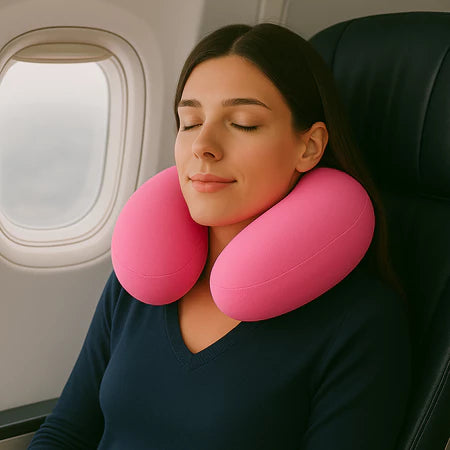 Almofada De Pescoço travesseiro De Viagem confortável e macio