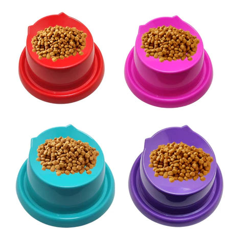 Kit 1 ou 2 Comedouro Ergonômico Elevado para Gatos Anti-Formiga Corretor de Postura Premium