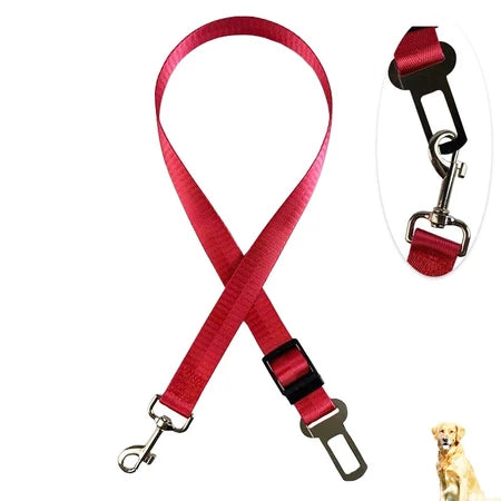Cinto de segurança pet universal compatível com todos os modelos de veículos para cães e gatos viagem