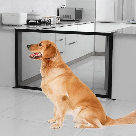 Cerca para Pets Gatos Cães e Crianças Tela Divisória Portas Proteção Removível Com Gancho Grande