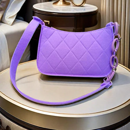 Bolsa de Ombro Pequena com Corrente para Mulheres