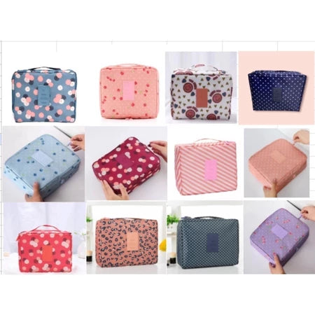 Bolsa De Cosméticos À Prova D'água Portátil Multifuncional Para Viagem Moda yihan