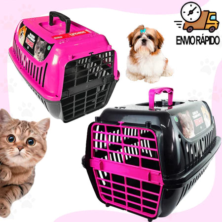 Caixa de Transporte Gato 1 Transporte Cachorro Casinha de Gato